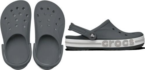 ZUECOS HOMBRE CROCS BAYABAND CLOG SLATE GREY/MULTI - 1