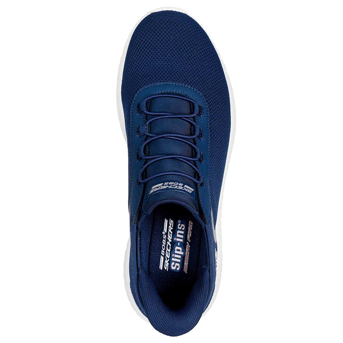 ZAPATILLAS HOMBRE SKECHERS URBANAS AZUL BOBS SQUAD CHAOS - 4