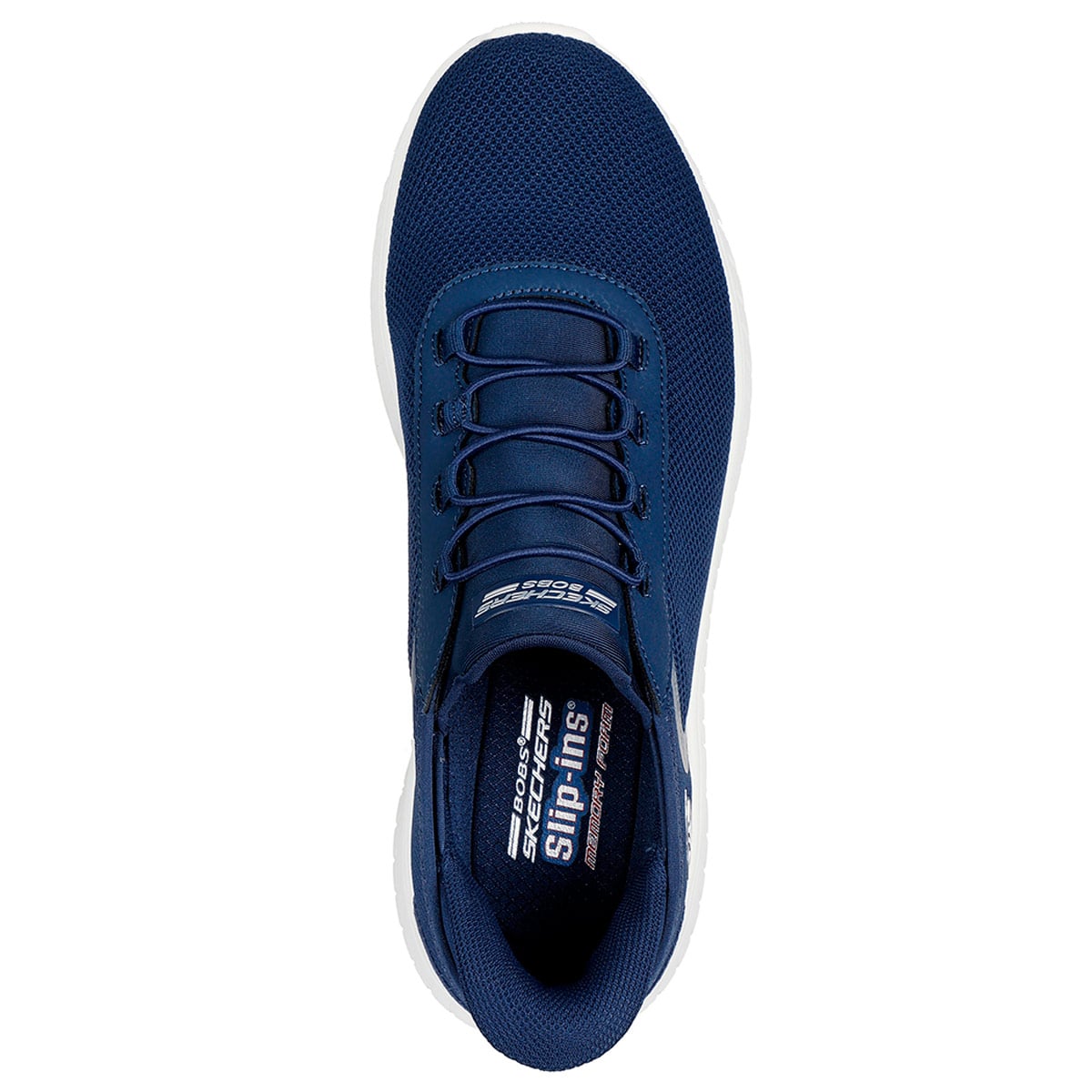 ZAPATILLAS HOMBRE SKECHERS URBANAS AZUL BOBS SQUAD CHAOS - 4