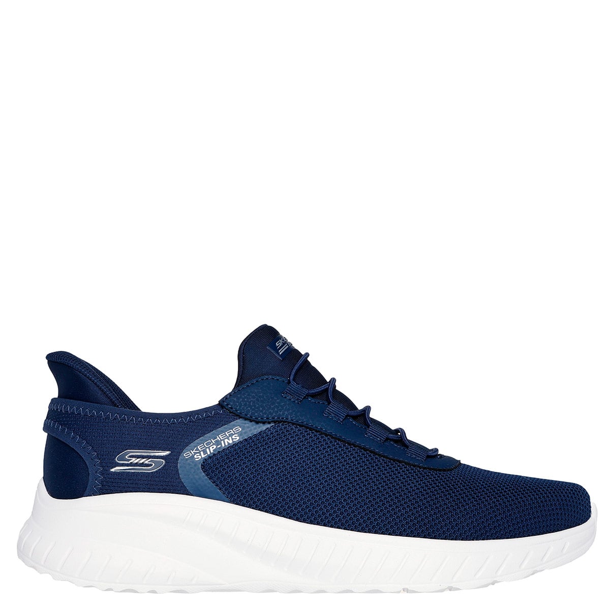 ZAPATILLAS HOMBRE SKECHERS URBANAS AZUL BOBS SQUAD CHAOS - 1