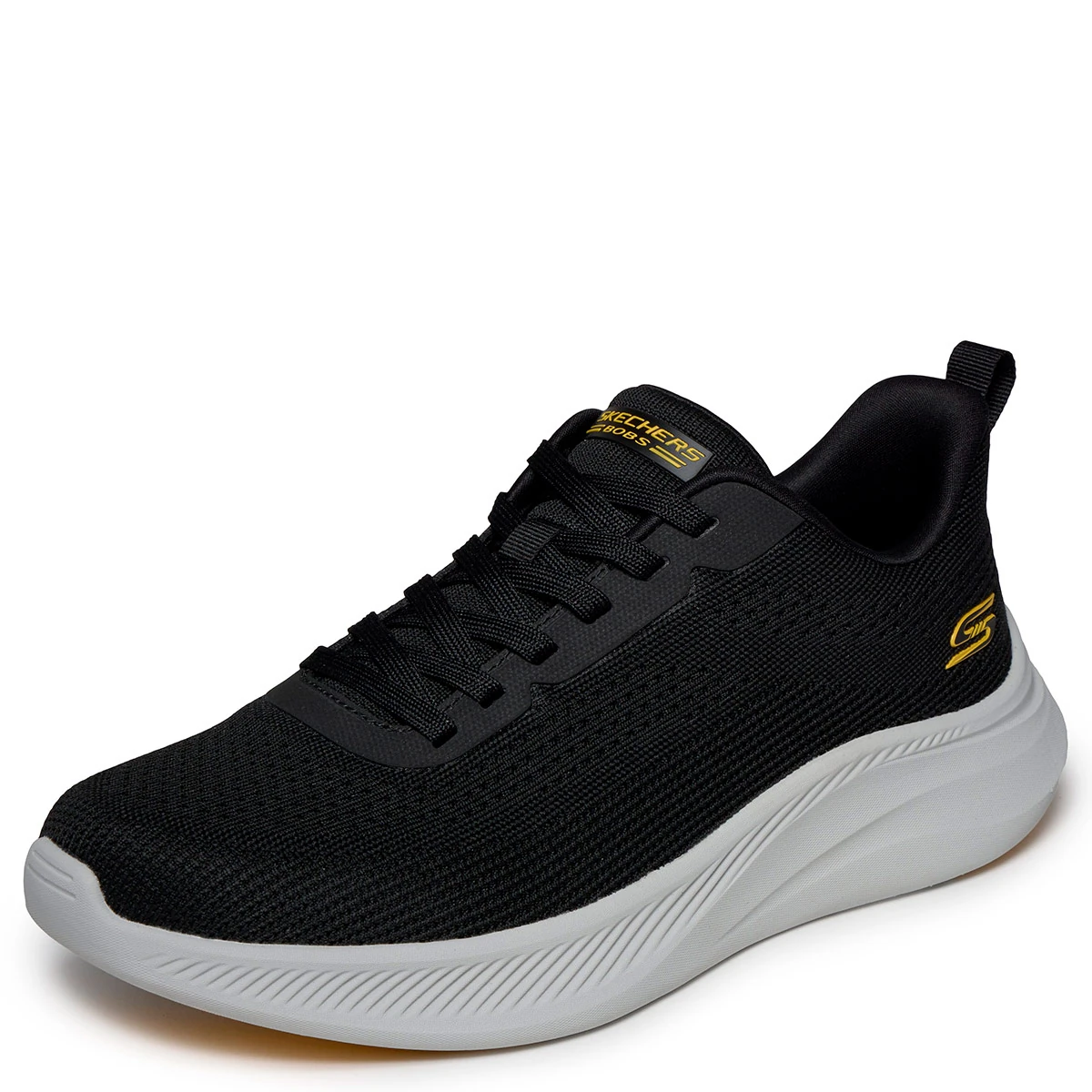 ZAPATILLAS HOMBRE SKECHERS URBANAS NEGRO BOBS MODA FLEX - 3