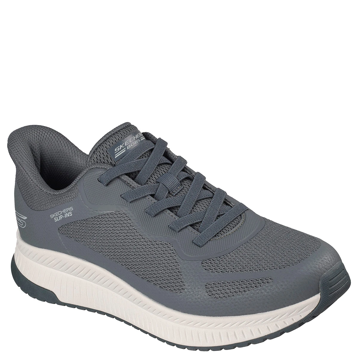 ZAPATILLAS HOMBRE SKECHERS URBANAS GRIS BOBS SQUAD - 2
