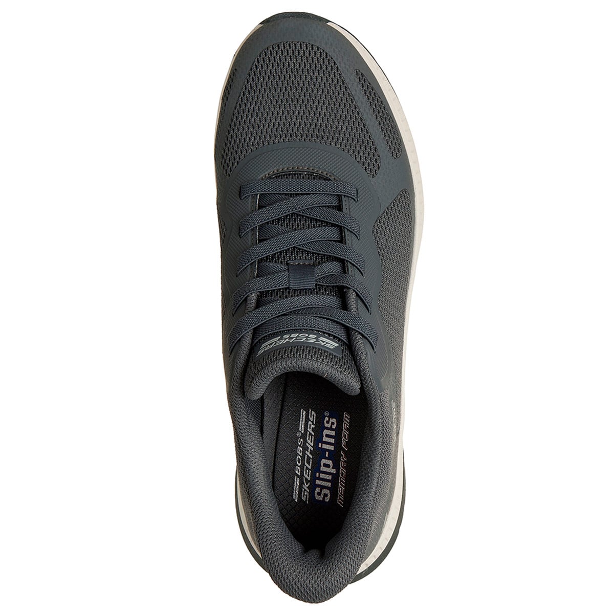 ZAPATILLAS HOMBRE SKECHERS URBANAS GRIS BOBS SQUAD - 5