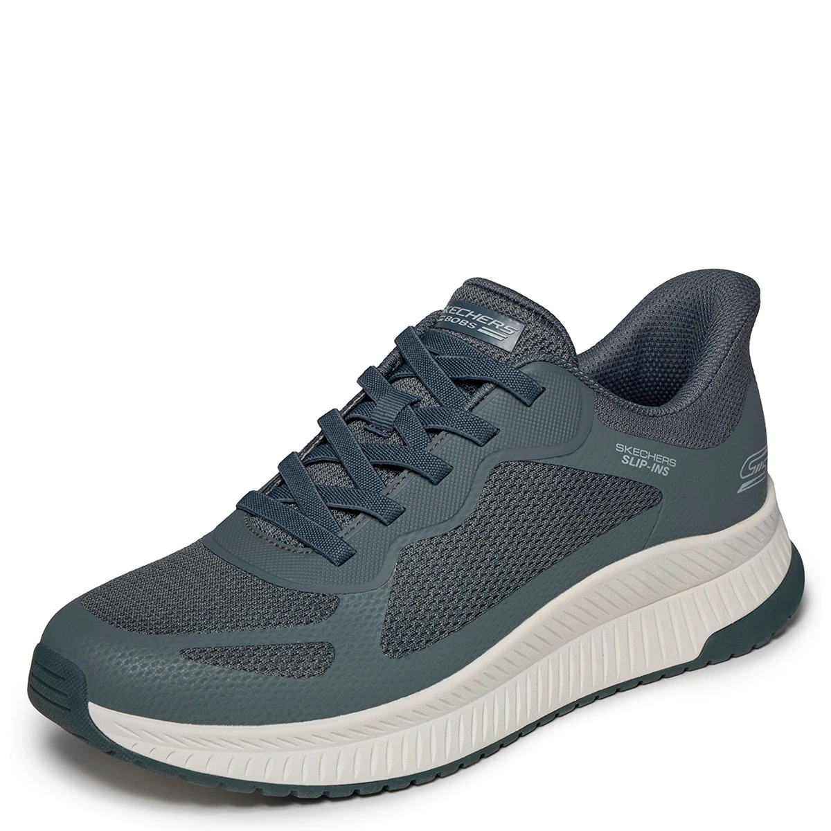 ZAPATILLAS HOMBRE SKECHERS URBANAS GRIS BOBS SQUAD - 3