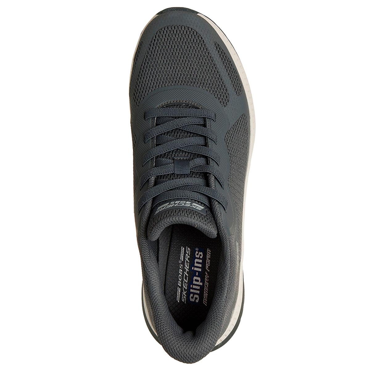 ZAPATILLAS HOMBRE SKECHERS URBANAS GRIS BOBS SQUAD - 5