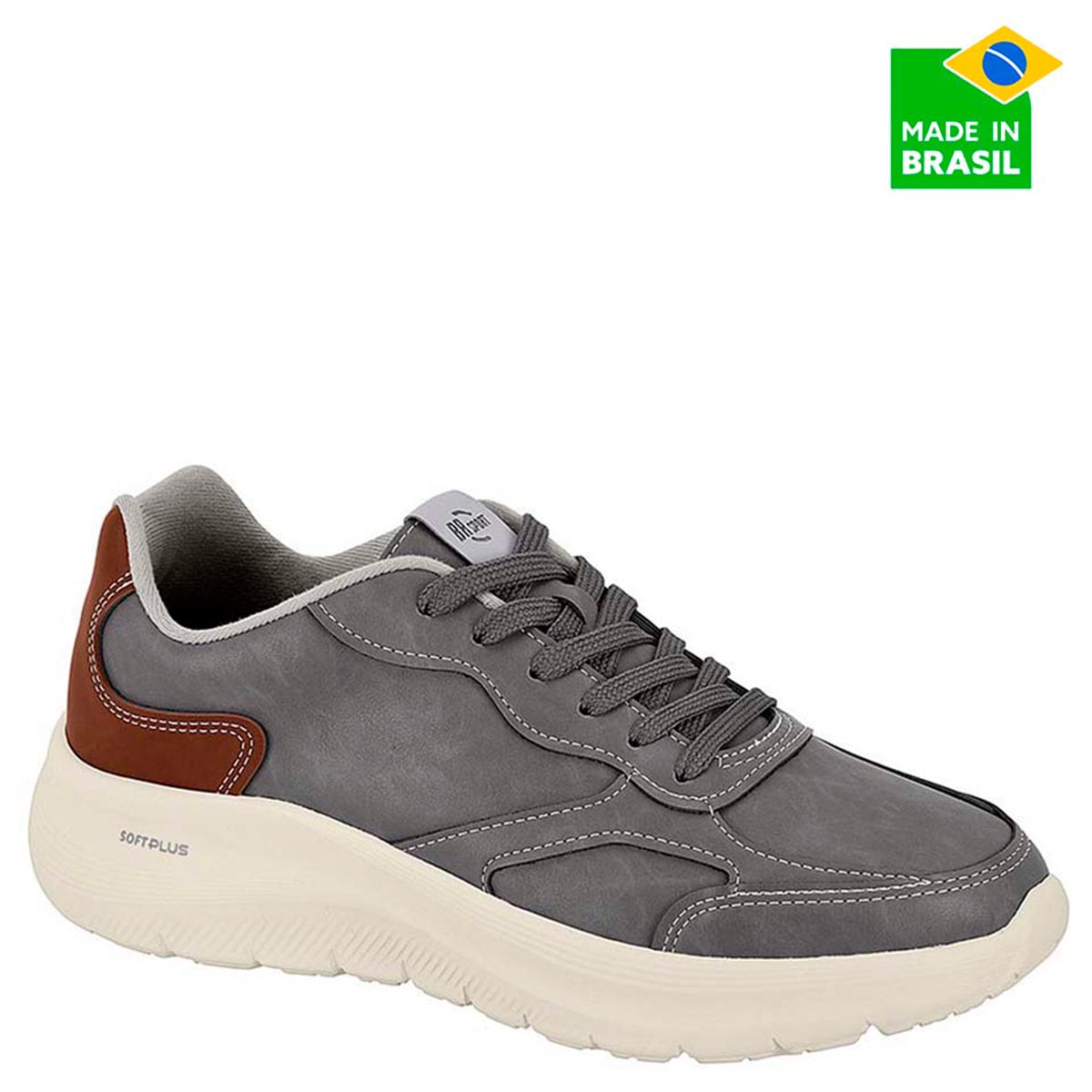 ZAPATILLAS HOMBRE BRSPORT CASUALES GRIS - 1