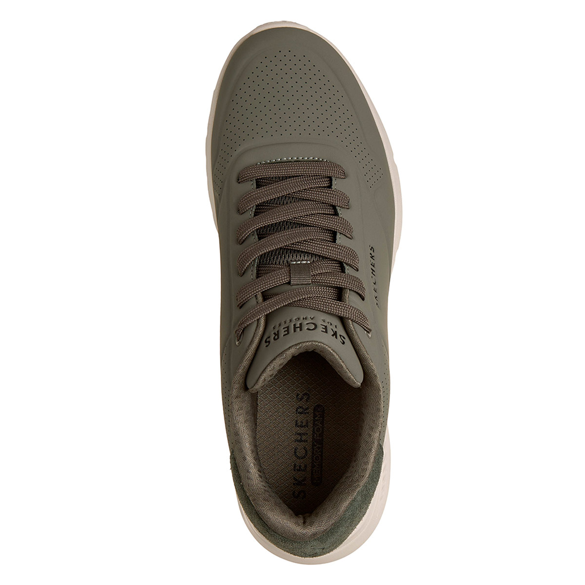 ZAPATILLAS HOMBRE SKECHERS URBANAS VERDE UNO LITE - 4