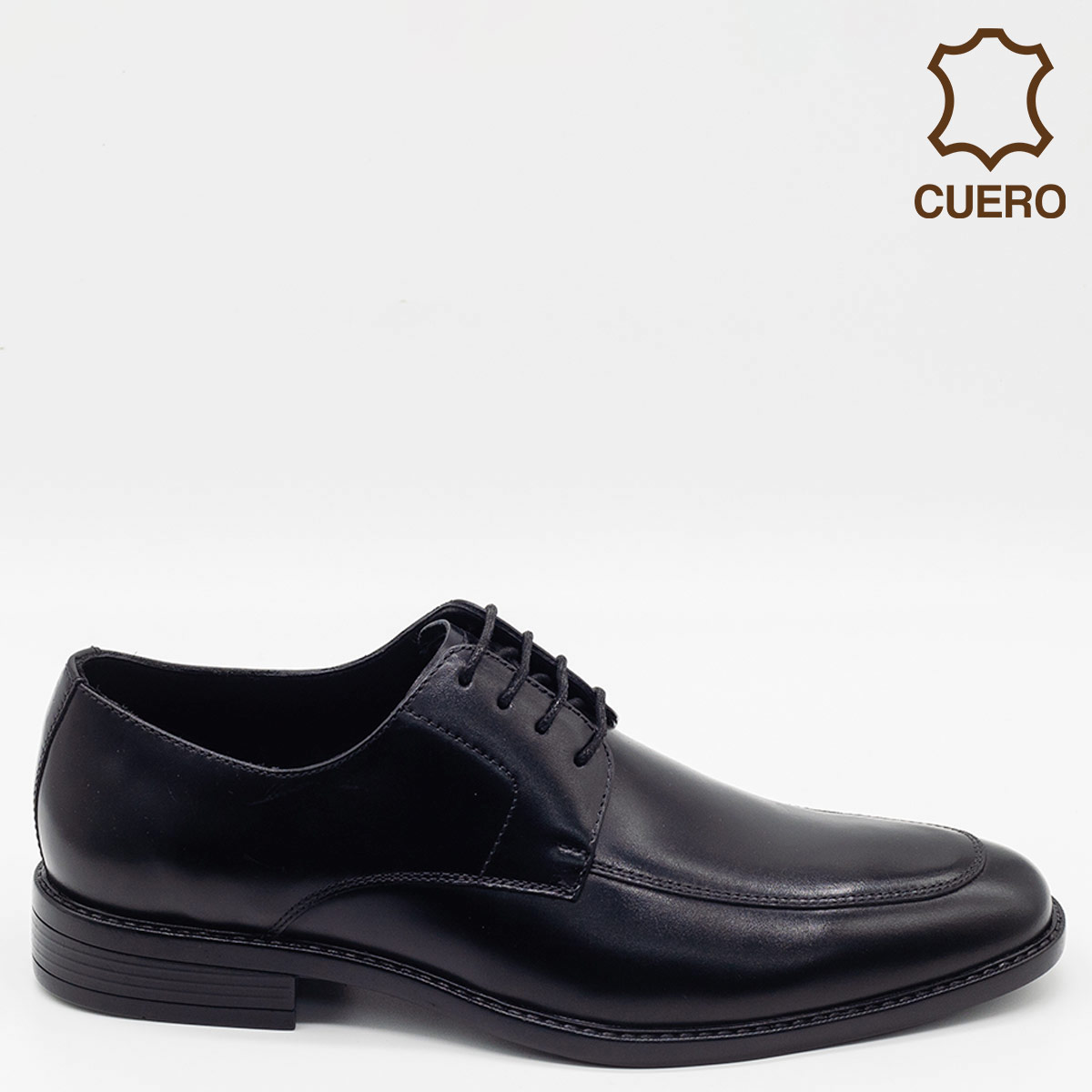 ZAPATOS DE VESTIR HOMBRE DAUSS NEGRO CUERO - 1