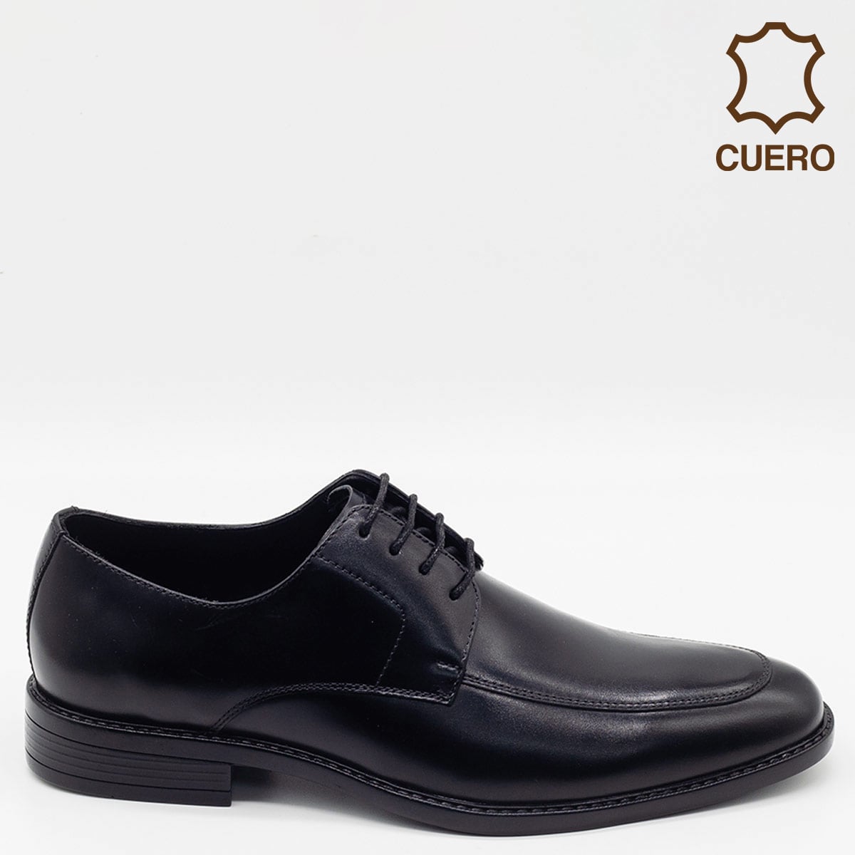 ZAPATOS DE VESTIR HOMBRE DAUSS NEGRO CUERO - 1