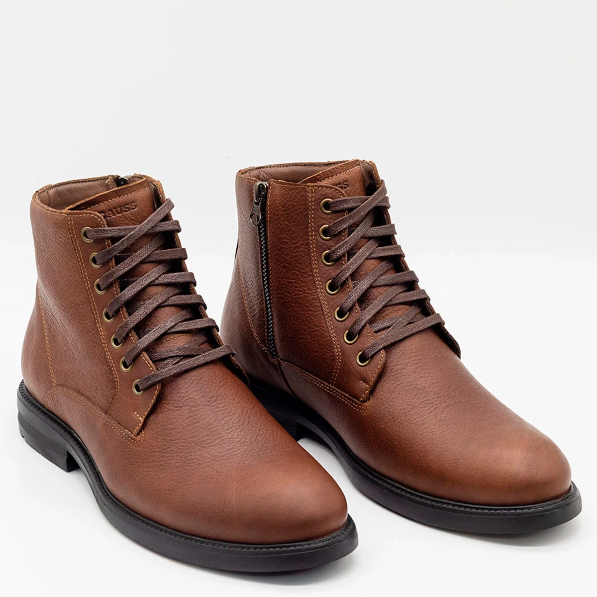 BOTINES HOMBRE DAUSS MARRÓN 4304B CUERO - 2