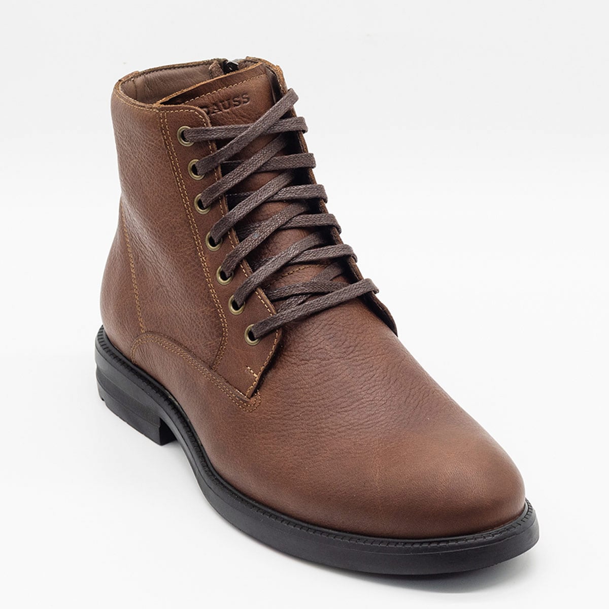 BOTINES HOMBRE DAUSS MARRÓN 4304B CUERO - 3