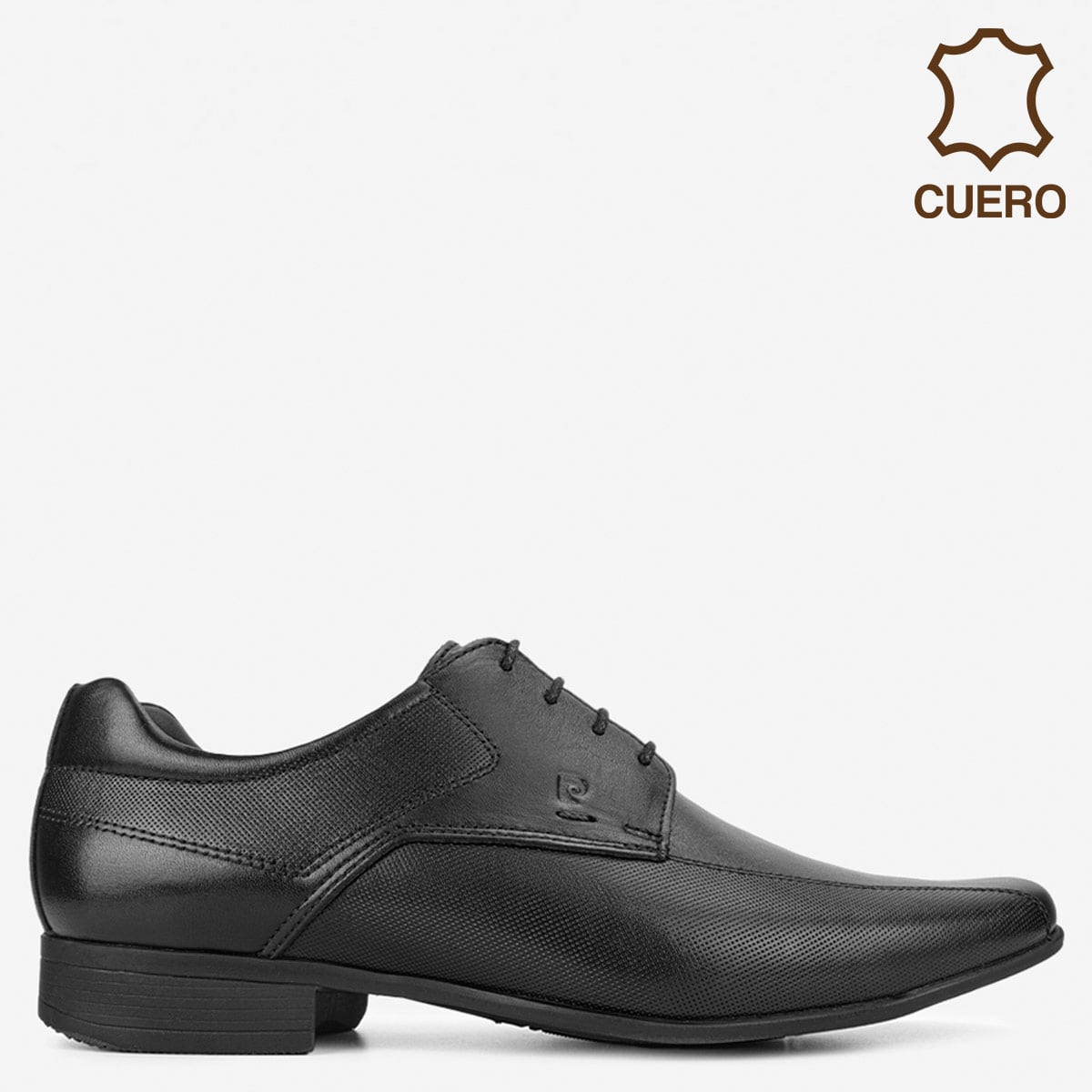 ZAPATOS DE VESTIR CUERO HOMBRE PIERRE CARDIN NEGRO VEM007 - 1
