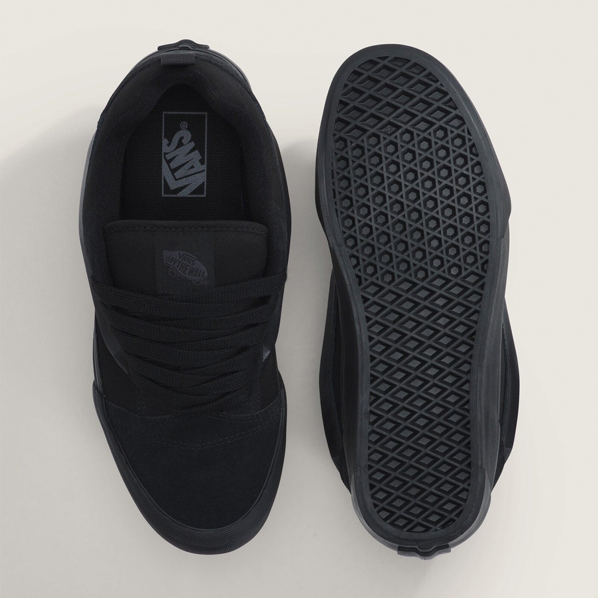ZAPATILLAS HOMBRE VANS URBANAS NEGRO KNU SKOOL  CUERO - 3