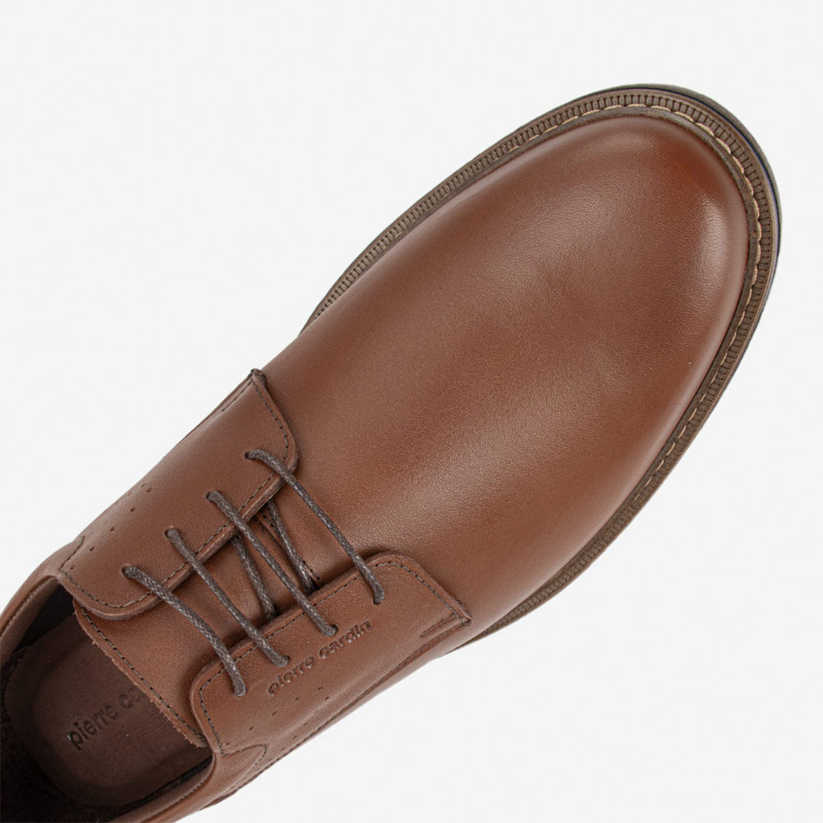 ZAPATOS CASUALES DE CUERO HOMBRE PIERRE CARDIN MARRÓN CL7002 - 6