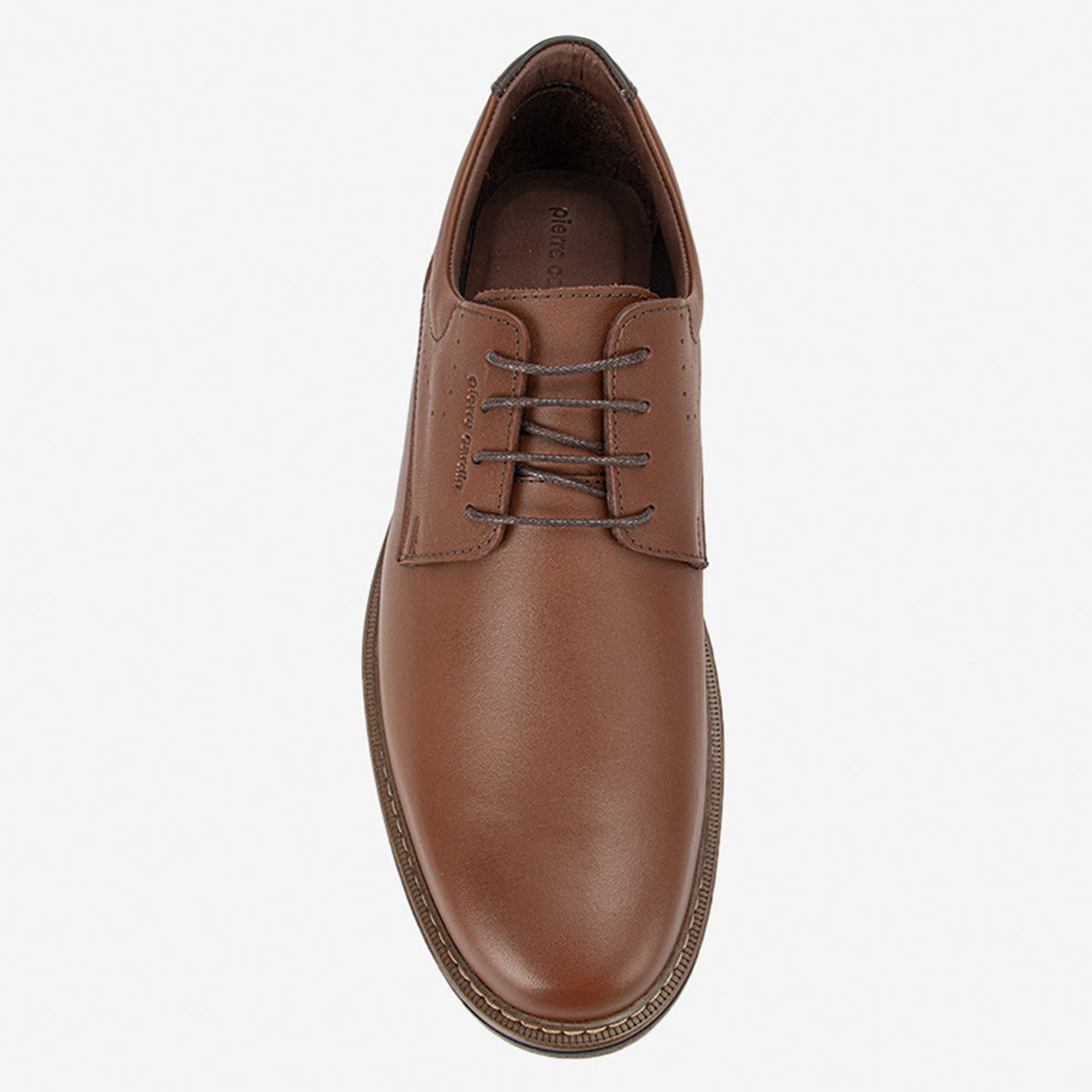 ZAPATOS CASUALES DE CUERO HOMBRE PIERRE CARDIN  MARRÓN CL7002 - 4