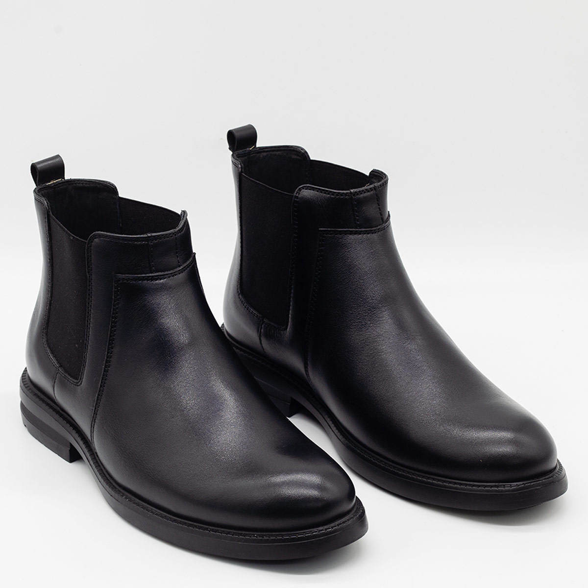 BOTINES HOMBRE DAUSS CUERO NEGRO - 2