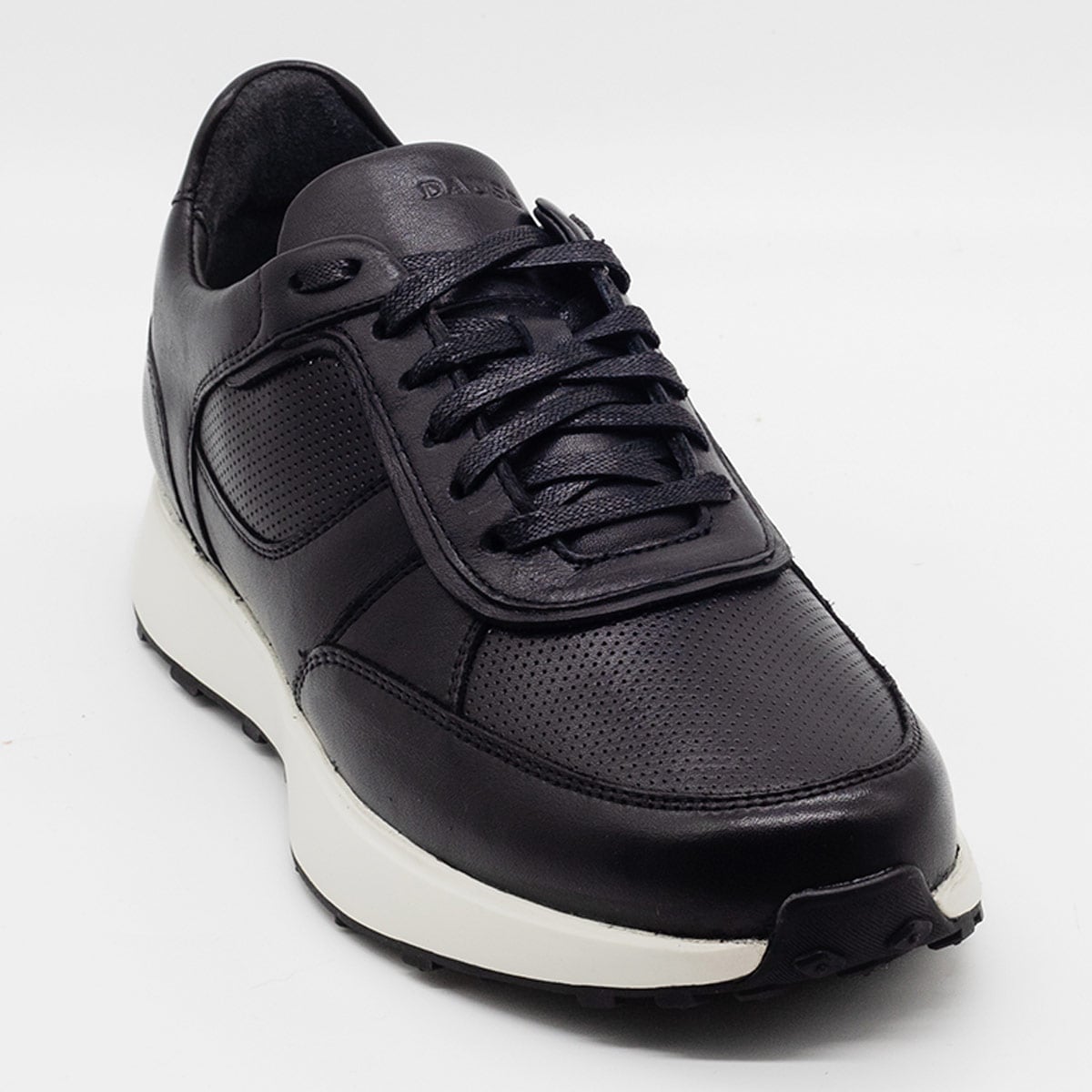 ZAPATILLAS HOMBRE DAUSS CASUALES NEGRO CUERO - 2