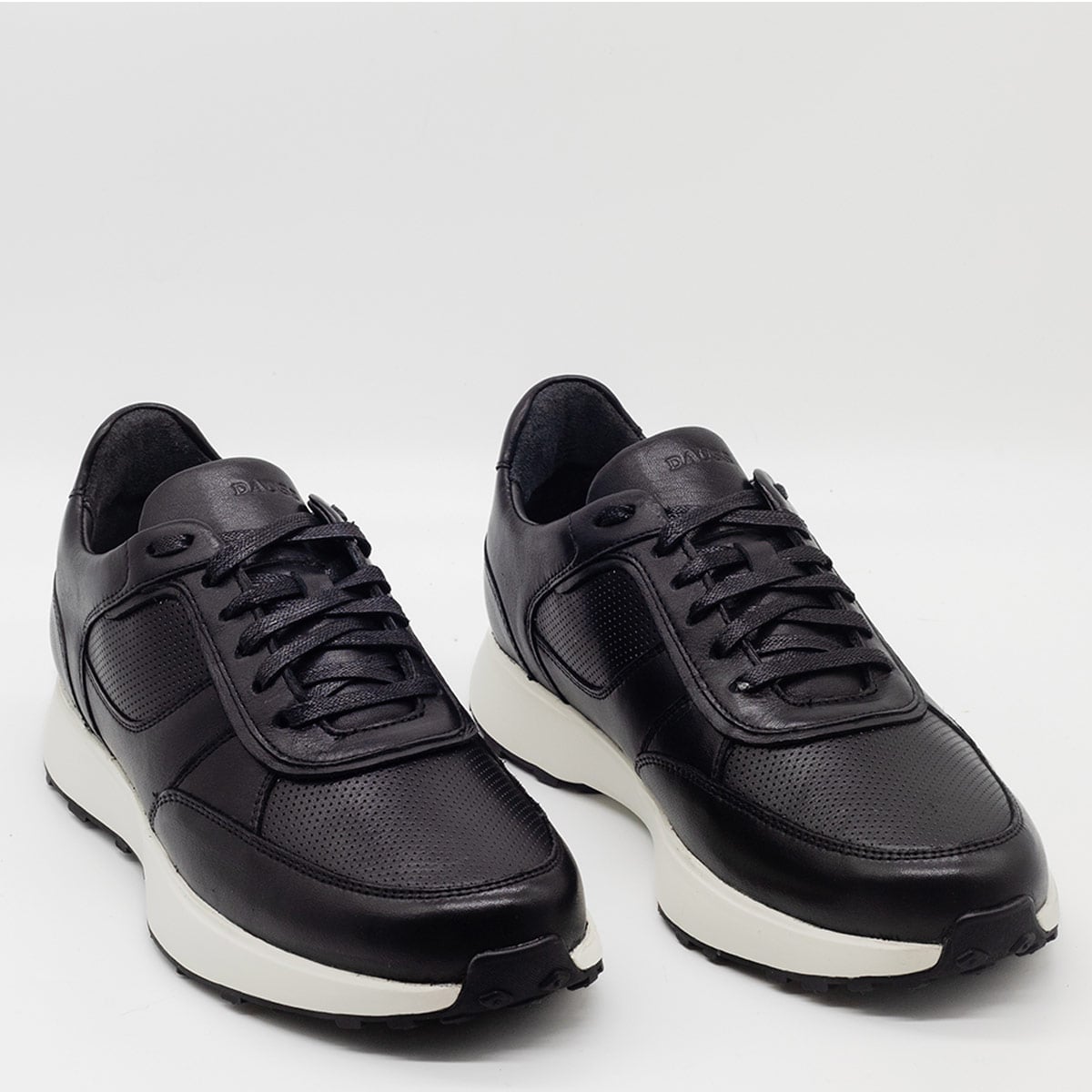 ZAPATILLAS HOMBRE DAUSS CASUALES NEGRO CUERO - 3