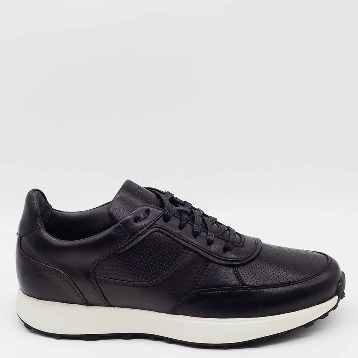 ZAPATILLAS HOMBRE DAUSS CASUALES NEGRO CUERO - 1