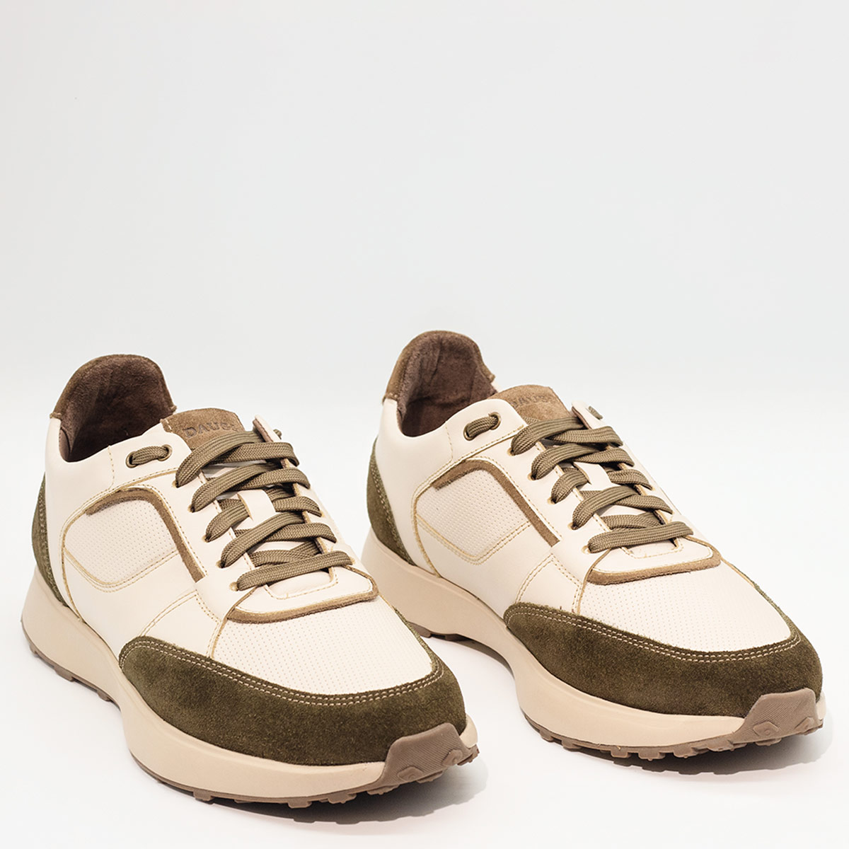 ZAPATILLAS HOMBRE DAUSS CASUALES BLANCO Z3501NB CUERO - 3