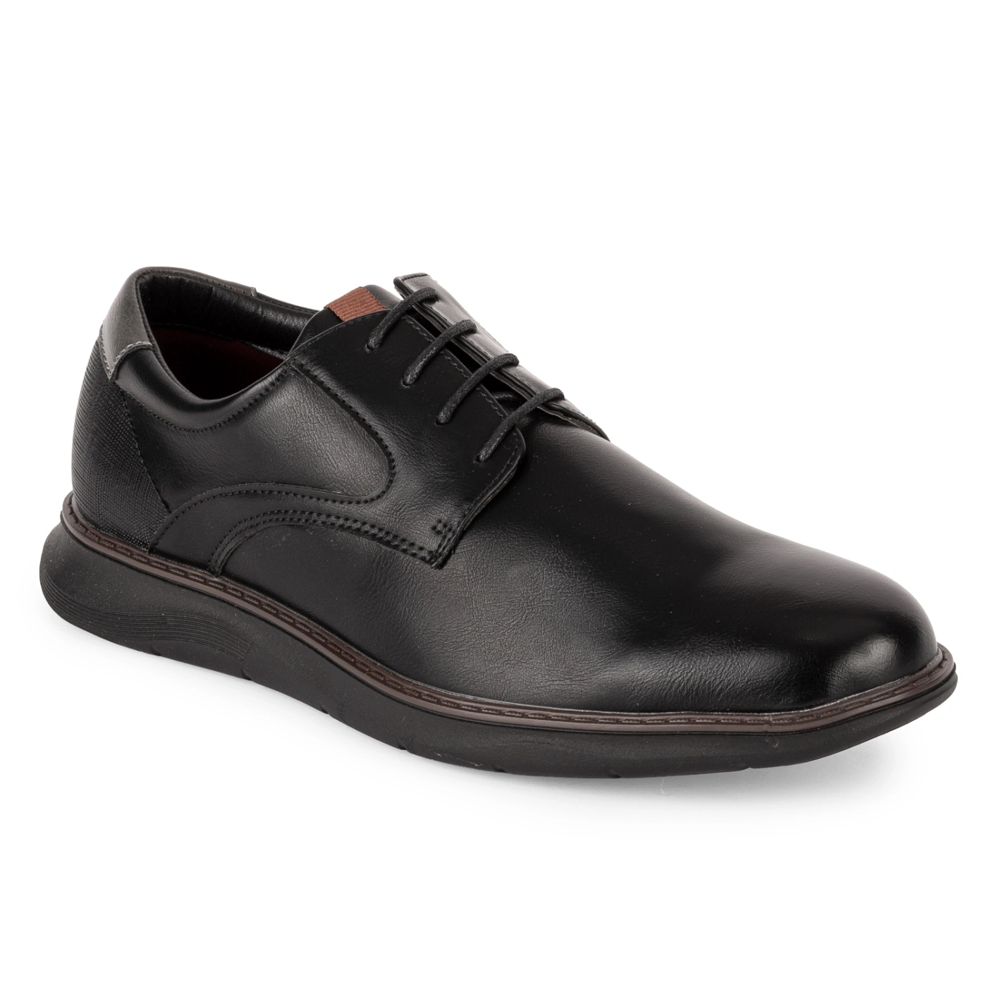 ZAPATOS DE VESTIR HOMBRE AZAFRAN NEGRO - 1