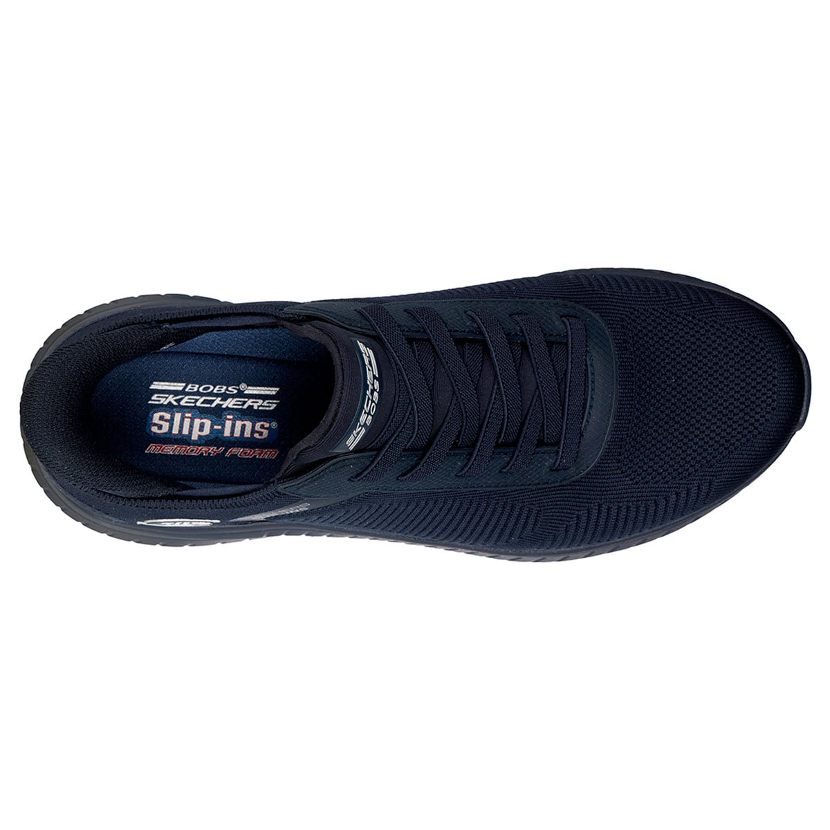 ZAPATILLAS HOMBRE SKECHERS URBANAS AZUL BOBS SQUAD CHAOS - 4