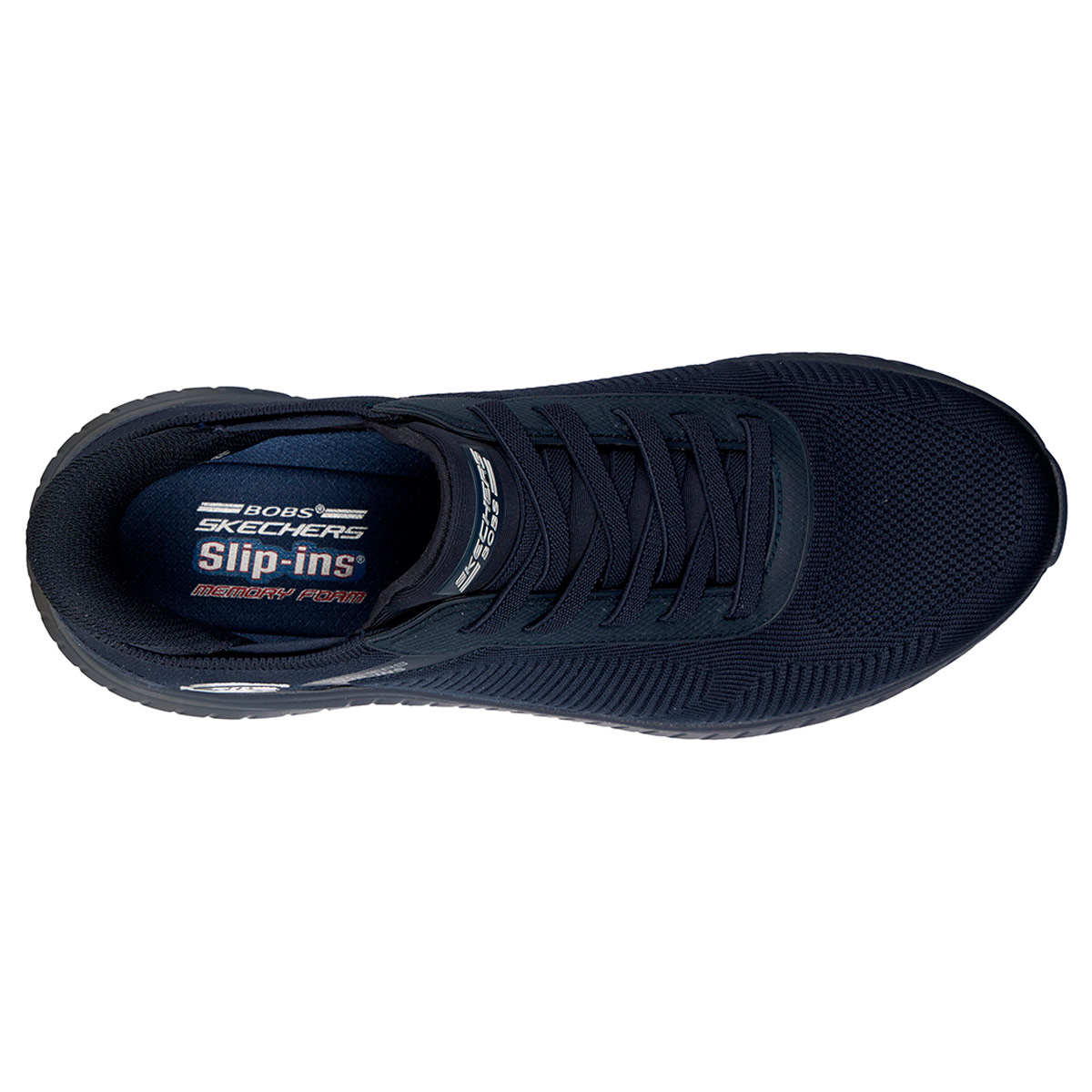 ZAPATILLAS HOMBRE SKECHERS URBANAS AZUL BOBS SQUAD CHAOS - 4