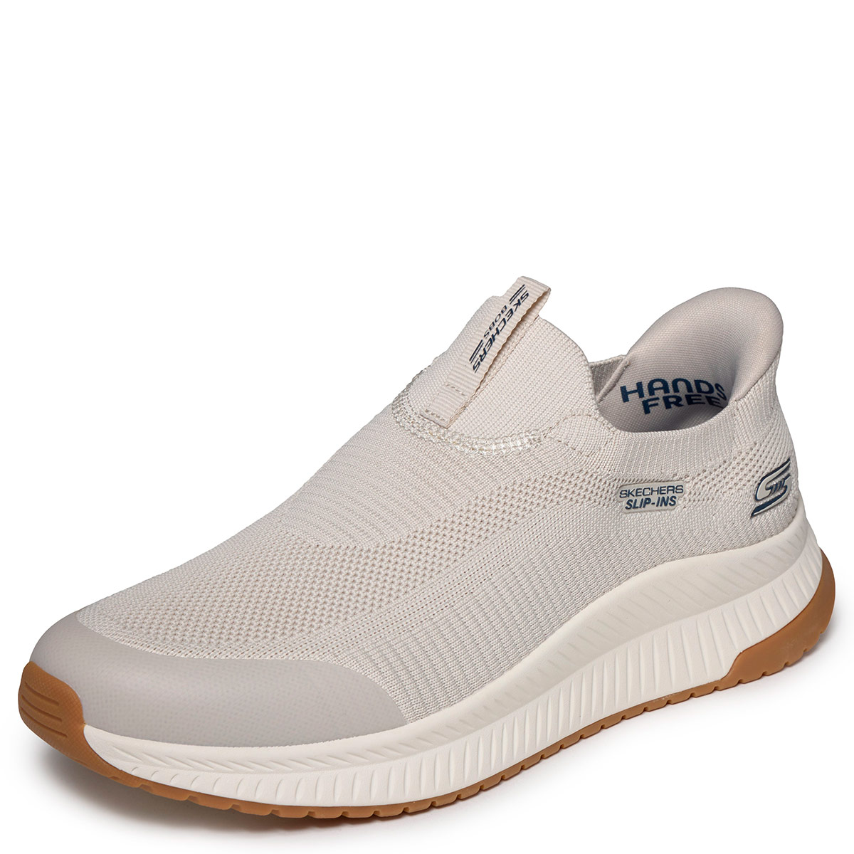 ZAPATILLAS HOMBRE SKECHERS URBANAS CREMA BOBS SQUAD 4 - 3
