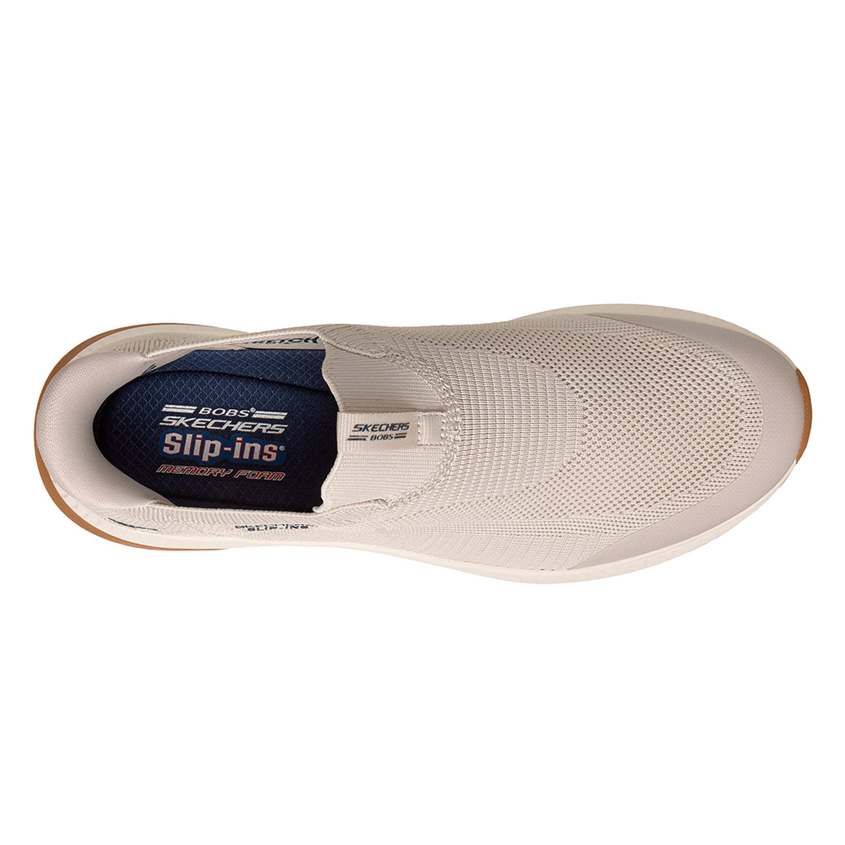 ZAPATILLAS HOMBRE SKECHERS URBANAS CREMA BOBS SQUAD 4 - 5