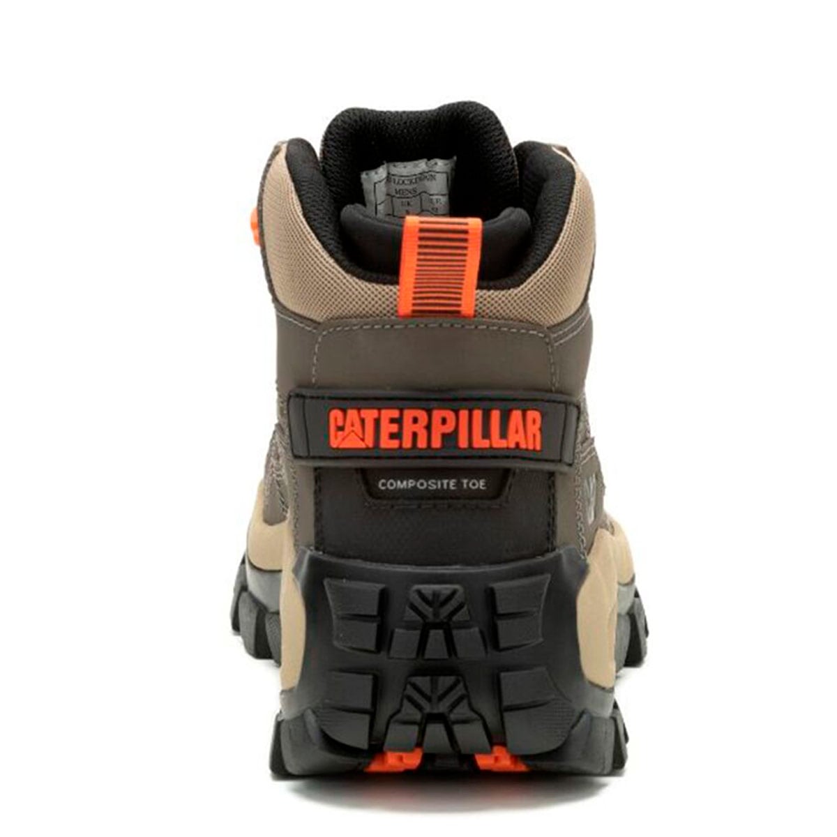 BOTINES HOMBRE CATERPILLAR CUERO GRIS INVADER MID VENT CT - 5
