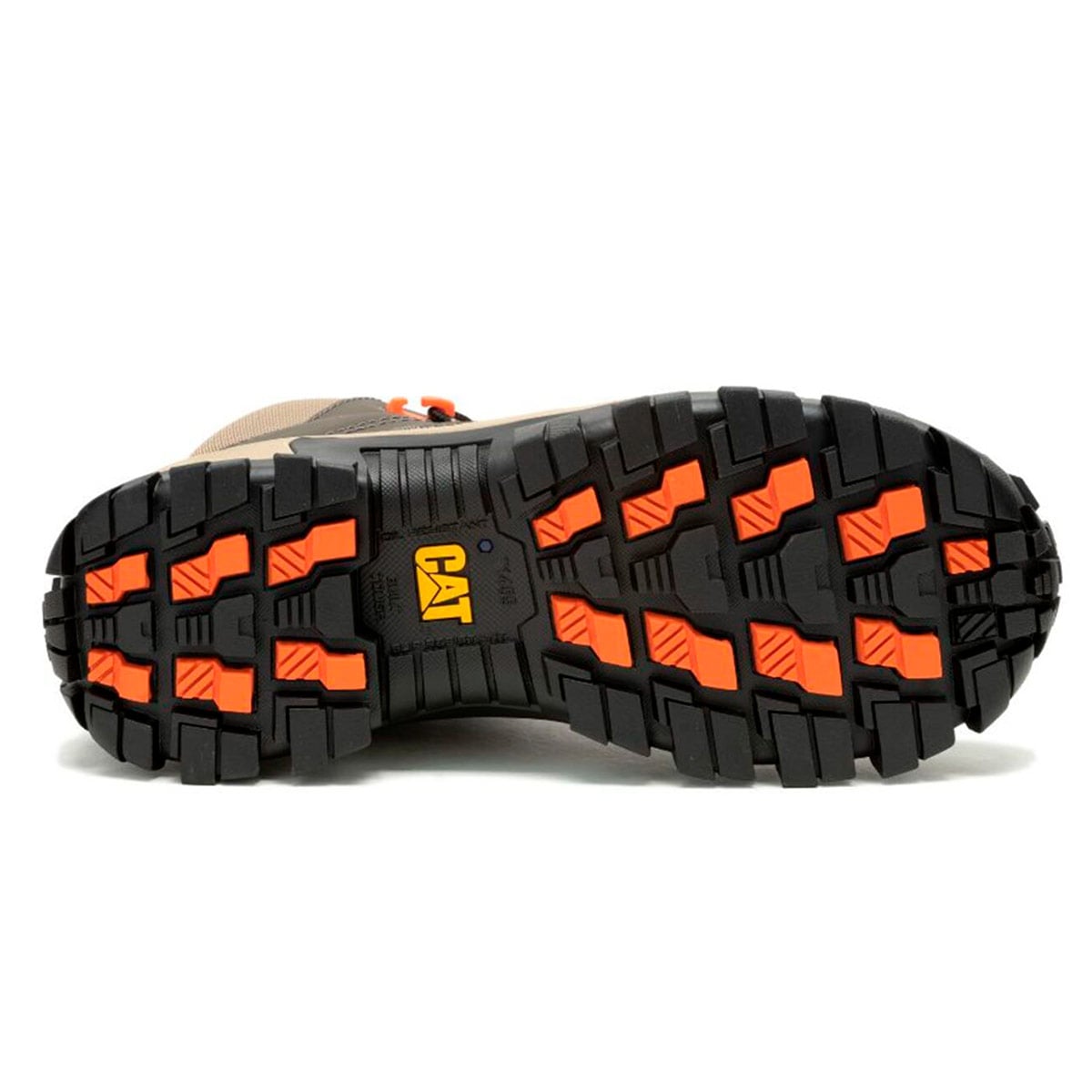 BOTINES HOMBRE CATERPILLAR CUERO GRIS INVADER MID VENT CT - 7