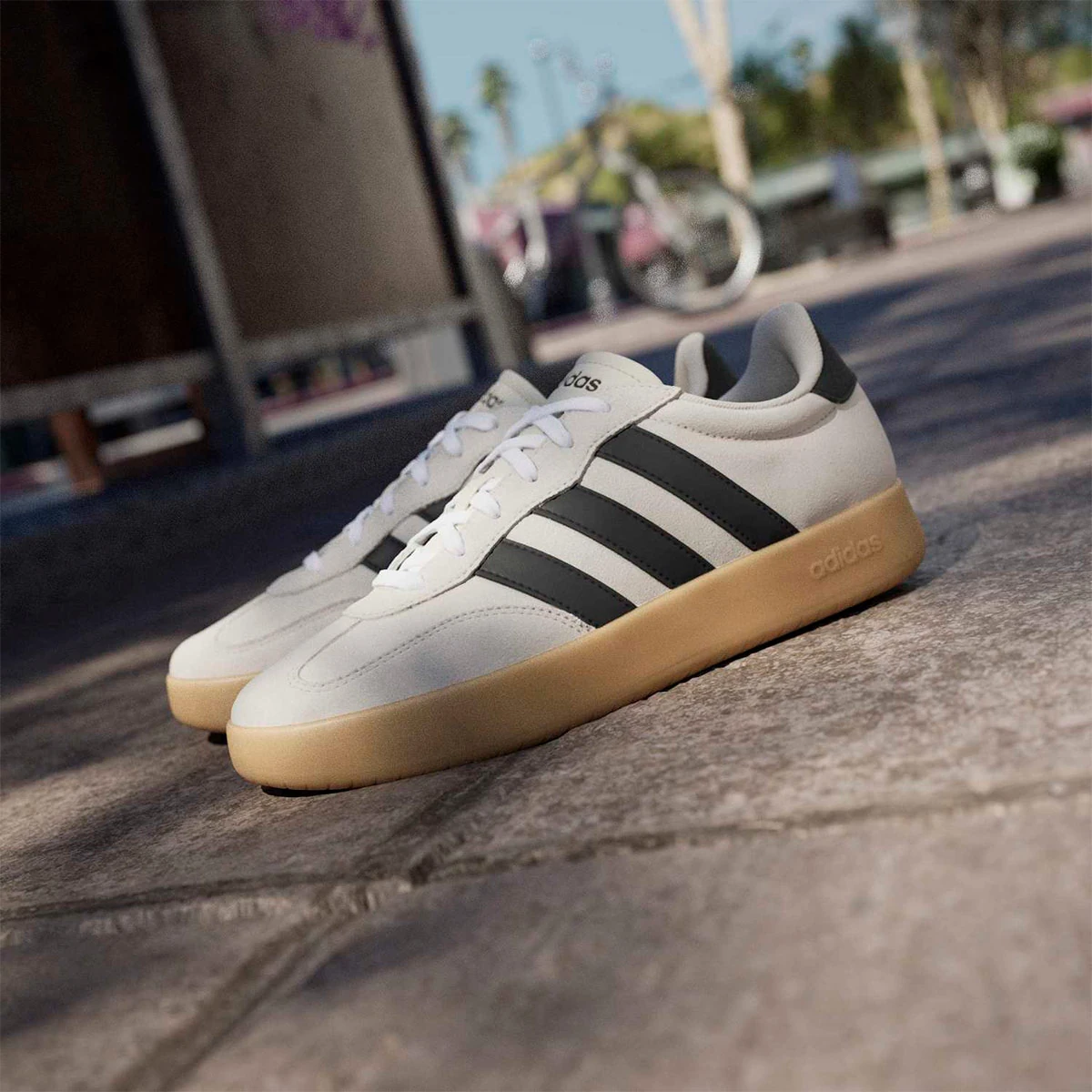 ZAPATILLAS HOMBRE ADIDAS URBANAS BARREDA CUERO - 3