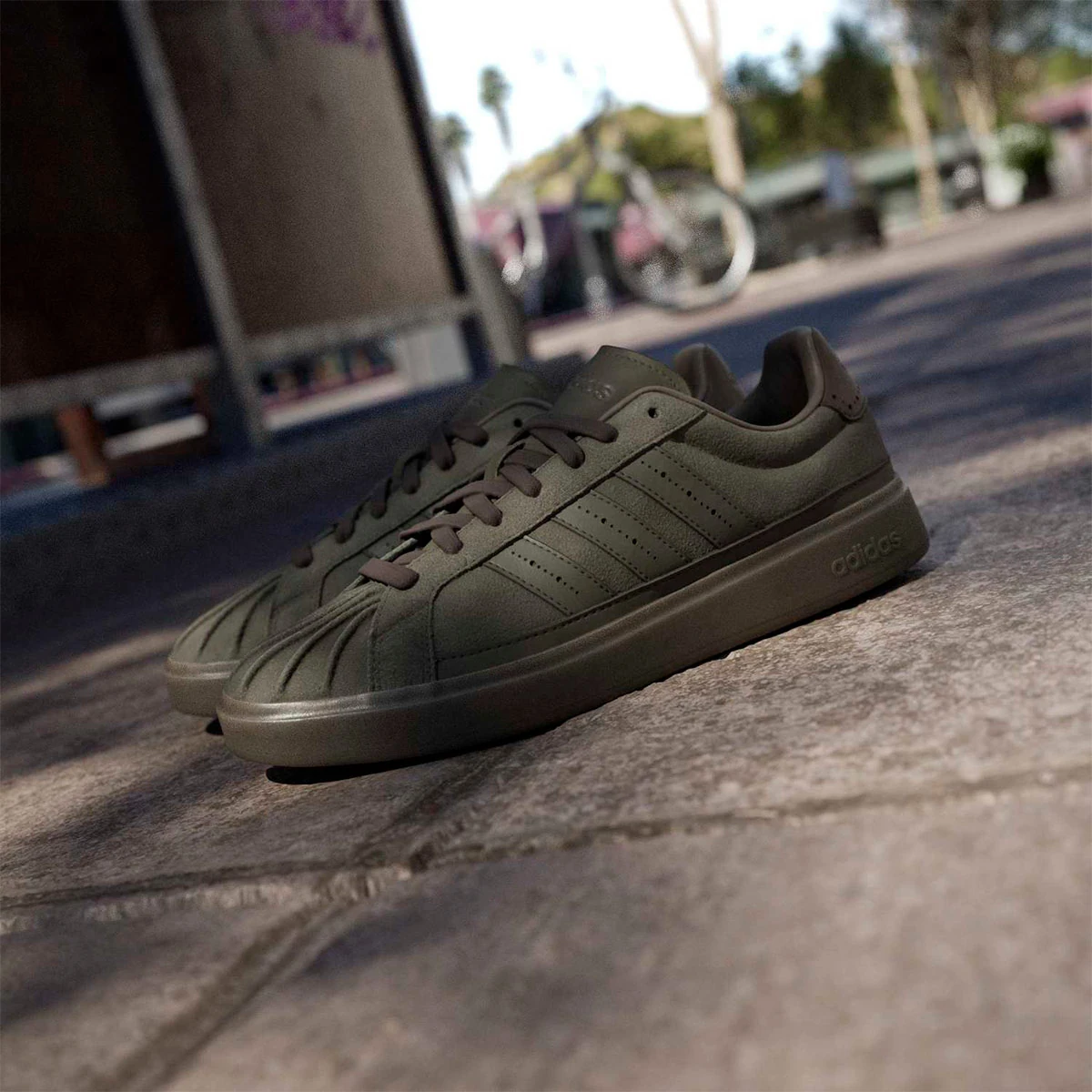 ZAPATILLAS HOMBRE ADIDAS URBANAS STREETTALK CUERO - 5