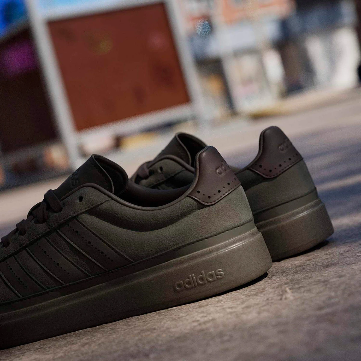ZAPATILLAS HOMBRE ADIDAS URBANAS STREETTALK CUERO - 6