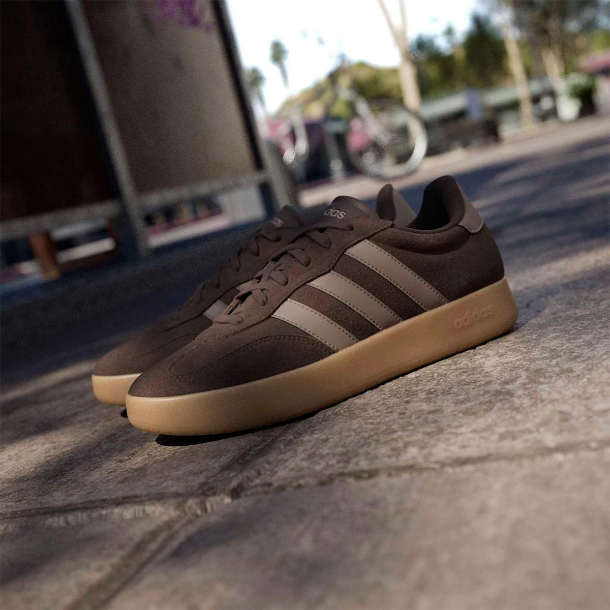 ZAPATILLAS HOMBRE ADIDAS URBANAS BARREDA CUERO - 3