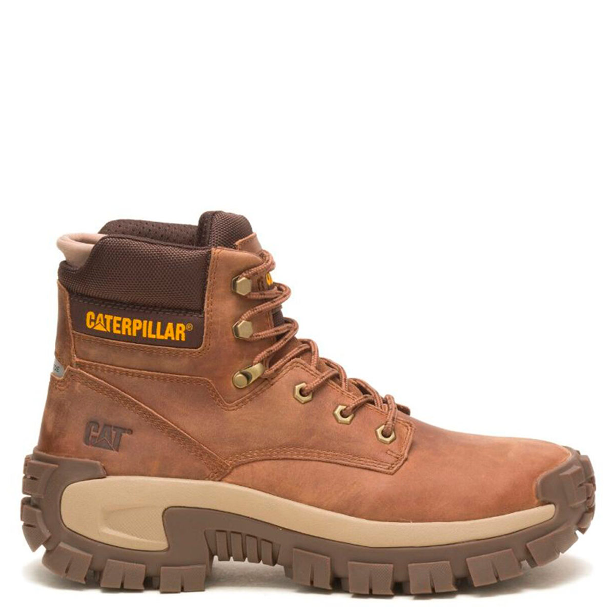 BOTINES HOMBRE CATERPILLAR MARRÓN INVADER HI ST CUERO - 1
