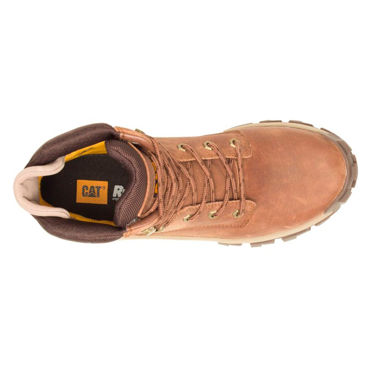 BOTINES HOMBRE CATERPILLAR MARRÓN INVADER HI ST CUERO - 6