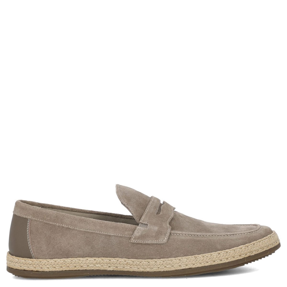 MOCASINES HOMBRE HUSH PUPPIES TAUPE MONTELLA CUERO - 1