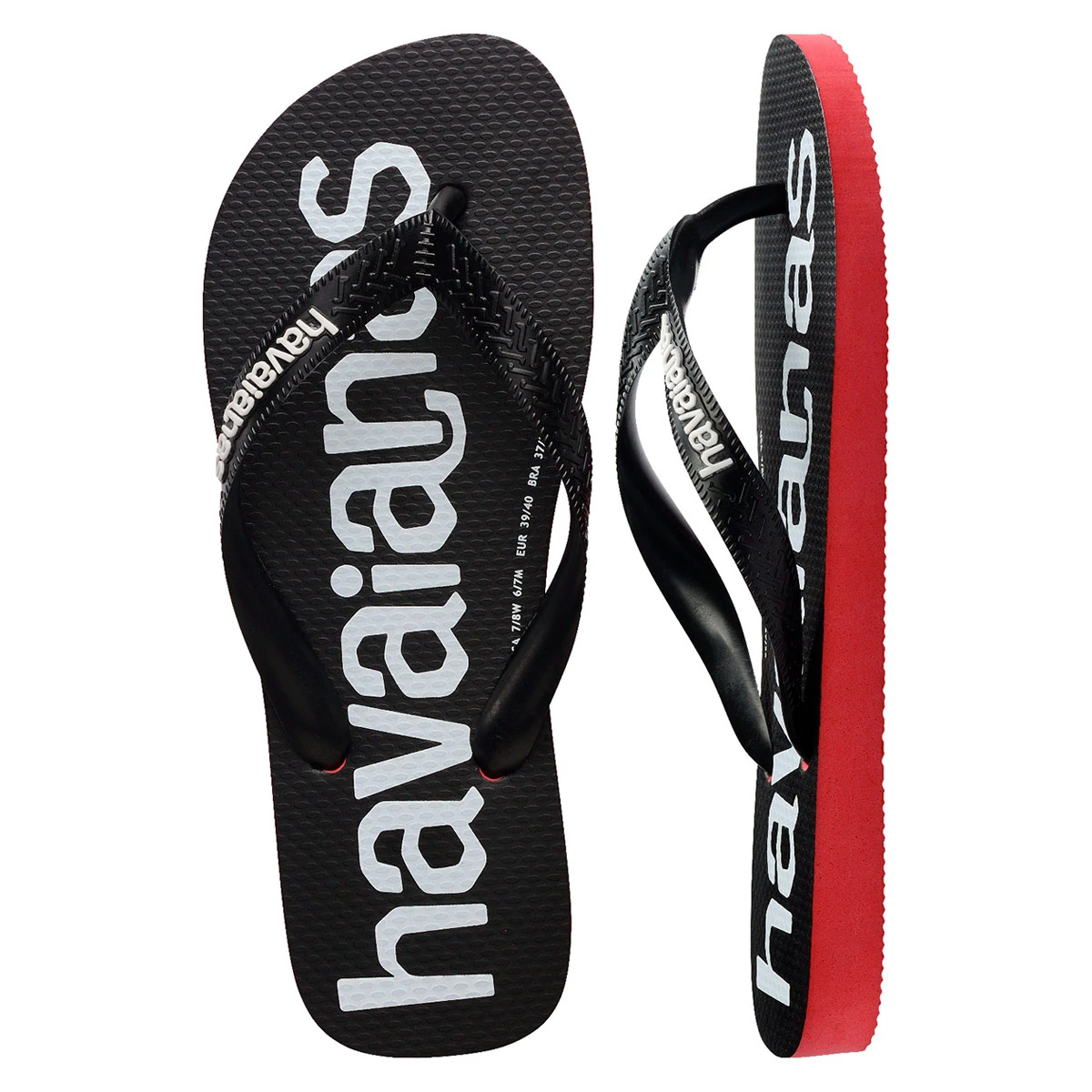 SANDALIAS HOMBRE HAVAIANAS ROJO TOP LOGOMANIA - 6