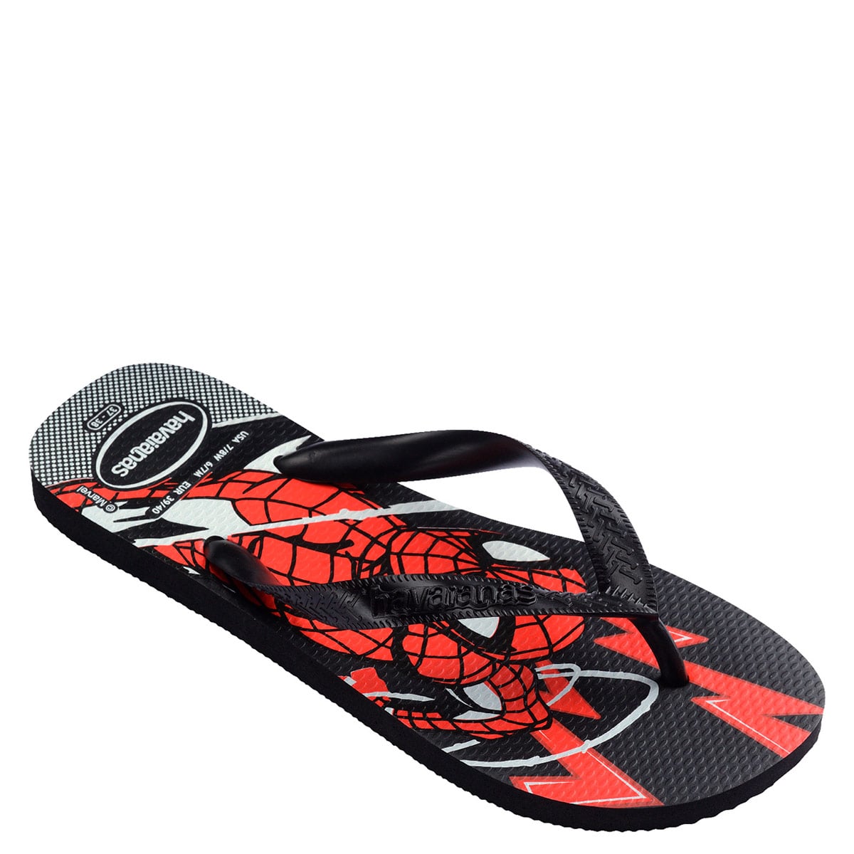 SANDALIAS HOMBRE HAVAIANAS NEGRO TOP MARVEL LOGOMANIA - 1