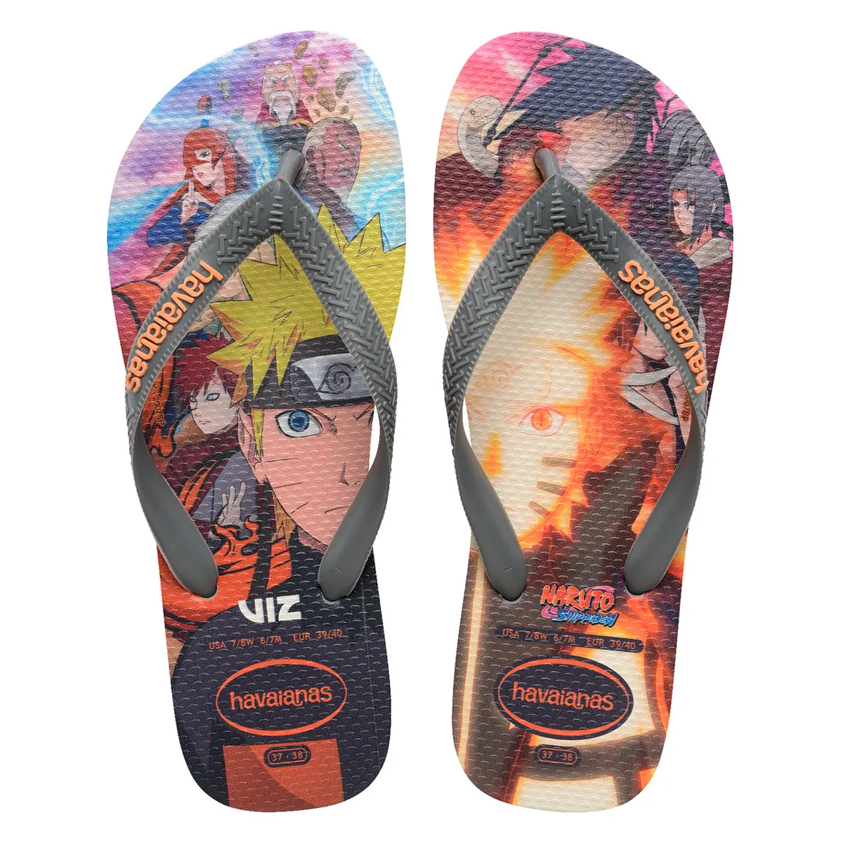 SANDALIAS HOMBRE HAVAIANAS GRIS TOP NARUTO - 5