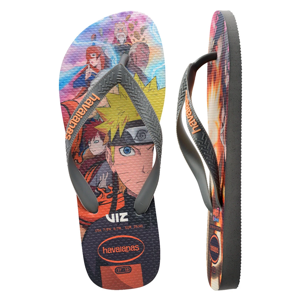 SANDALIAS HOMBRE HAVAIANAS GRIS TOP NARUTO - 6