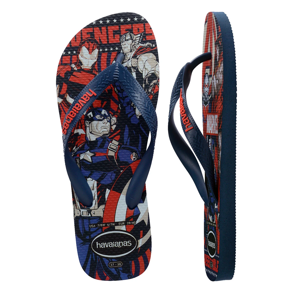 SANDALIAS HOMBRE HAVAIANAS AZUL TOP MARVEL CLASSICS - 6