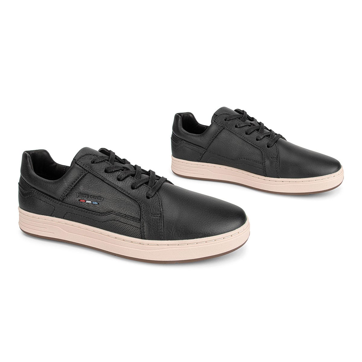 ZAPATILLAS HOMBRE PIERRE CARDIN URBANAS NEGRO CUERO - 2