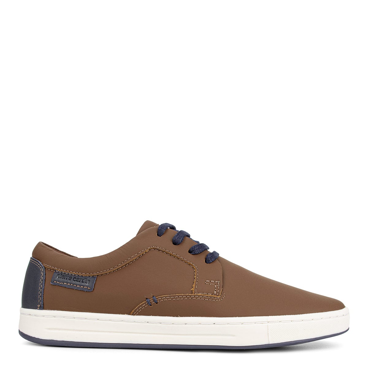 ZAPATILLAS HOMBRE PIERRE CARDIN URBANAS MARRÓN CUERO - 1