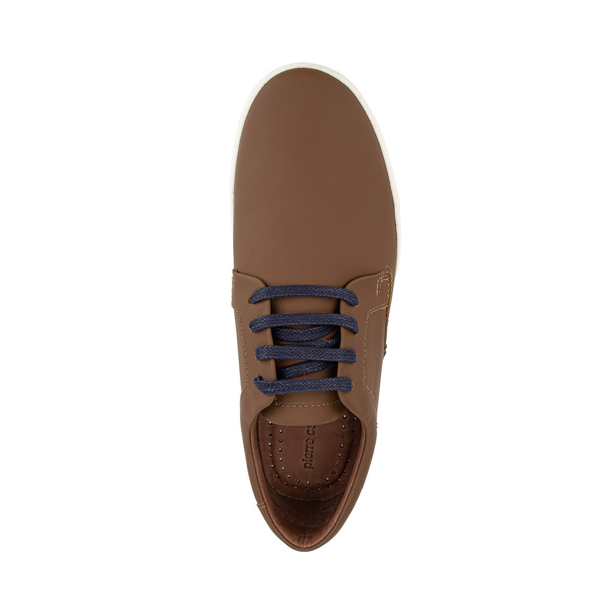 ZAPATILLAS HOMBRE PIERRE CARDIN URBANAS MARRÓN CUERO - 4