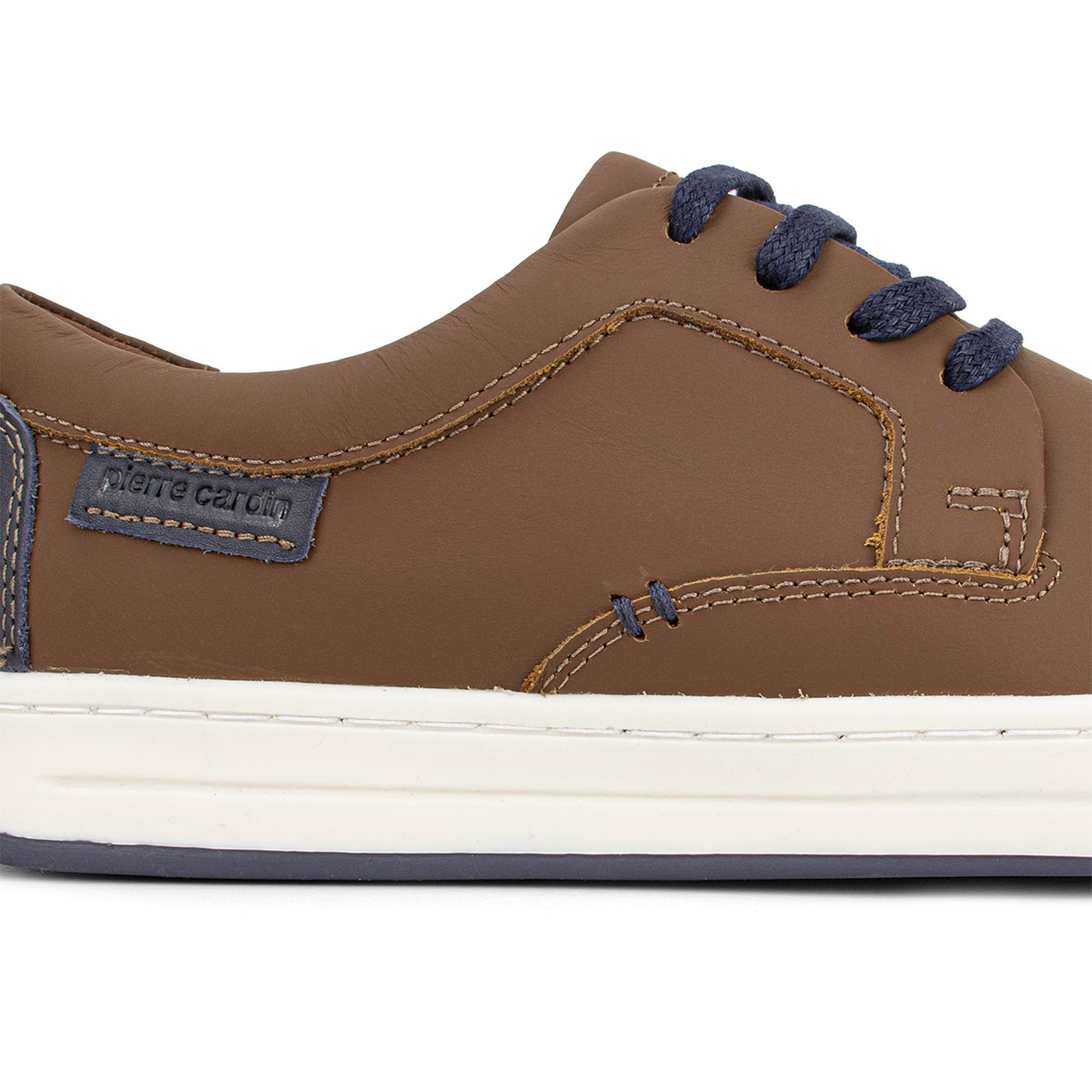 ZAPATILLAS HOMBRE PIERRE CARDIN URBANAS MARRÓN CUERO - 7