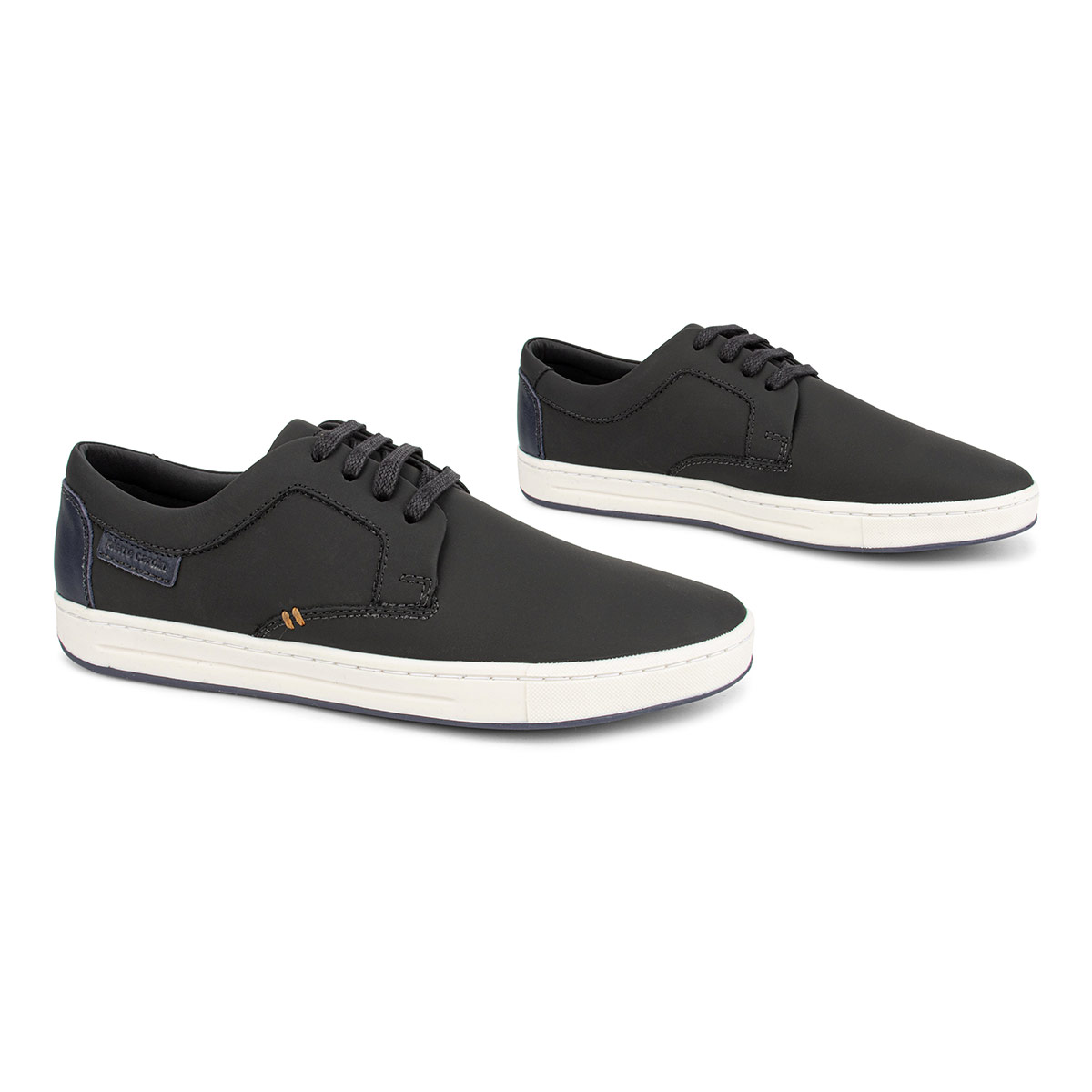 ZAPATILLAS HOMBRE PIERRE CARDIN URBANAS NEGRO CUERO - 6