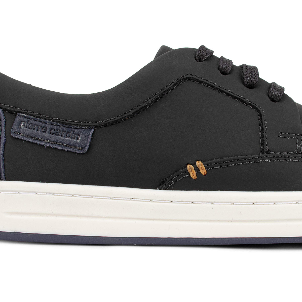ZAPATILLAS HOMBRE PIERRE CARDIN URBANAS NEGRO CUERO - 7