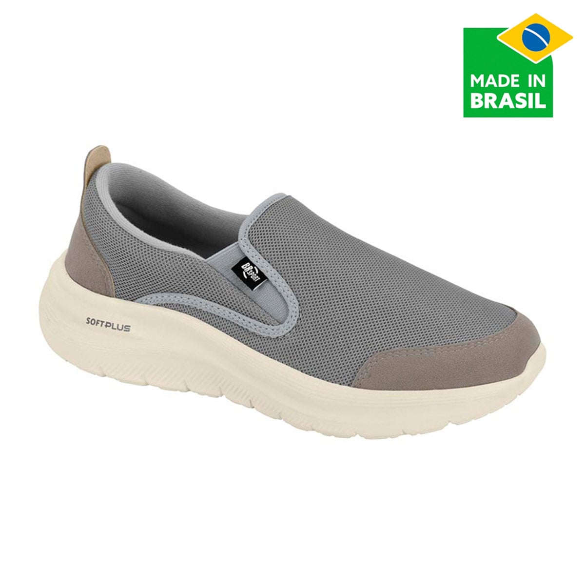 ZAPATILLAS HOMBRE BR SPORT DEPORTIVAS GRIS - 1